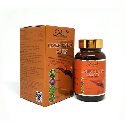 Picture of SAKURA Liver Detox Gold – Hỗ trợ giải độc gan, hạ men gan, phục hồi chức năng gan