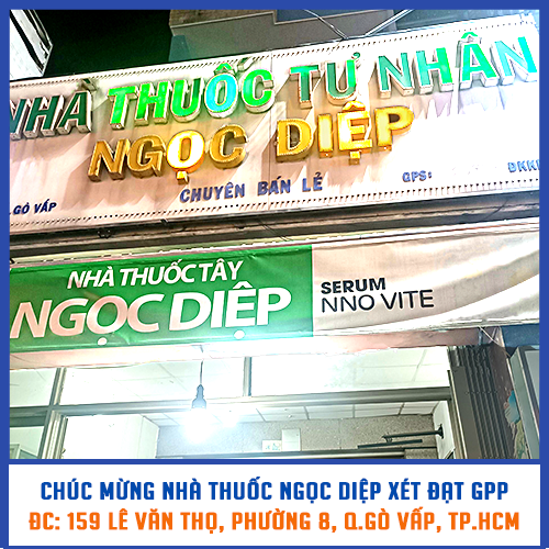 Picture for blog post Chúc Mừng Nhà Thuốc Ngọc Diệp Quận Gò Vấp Tái Xét Đạt GPP