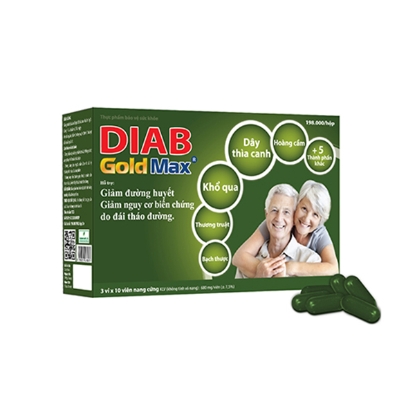 Picture of DIAB Gold Max – Hỗ trợ giảm đường huyết, giảm nguy cơ biến chứng do đái tháo đường