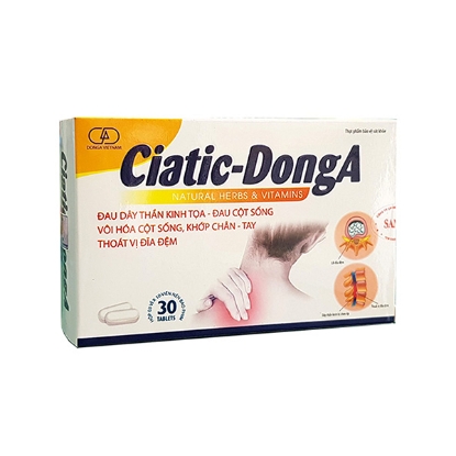 Picture of Ciatic-DongA - Hỗ trợ thông kinh hoạt lạc, giảm các triệu chứng đau dây thần kinh tọa, đau cột sống