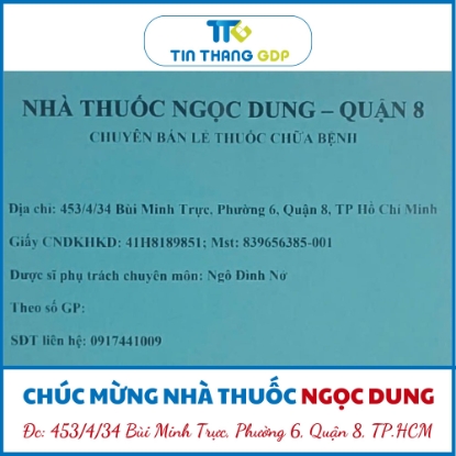 Picture for blog post CHÚC MỪNG NHÀ THUỐC NGỌC DUNG ĐẠT GPP 100% - BƯỚC TIẾN MỚI TRONG CHĂM SÓC SỨC KHỎE