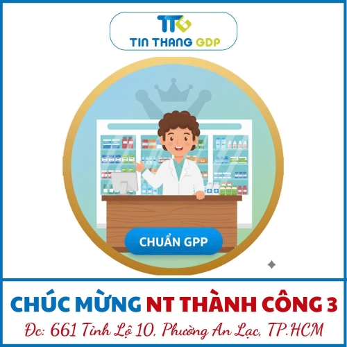 Picture for blog post CHÚC MỪNG NHÀ THUỐC THÀNH CÔNG 3 XÉT MỚI ĐẠT CHUẨN GPP 100% – KHẲNG ĐỊNH UY TÍN CHẤT LƯỢNG
