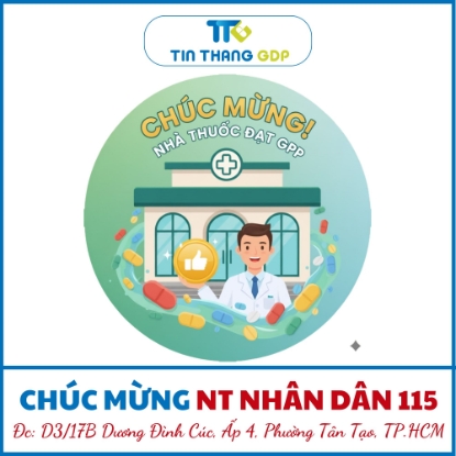 Picture for blog post CHÚC MỪNG  NHÀ THUỐC NHÂN DÂN 115 TÁI XÉT THÀNH CÔNG VÀ ĐẠT CHUẨN GPP 