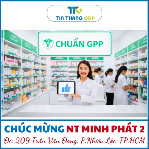 Picture for blog post CHÚC MỪNG NHÀ THUỐC MINH PHÁT 2 TÁI XÉT THÀNH CÔNG, ĐẠT CHUẨN GPP – BƯỚC TIẾN QUAN TRỌNG TRONG CHĂM SÓC SỨC KHỎE CỘNG ĐỒNG.