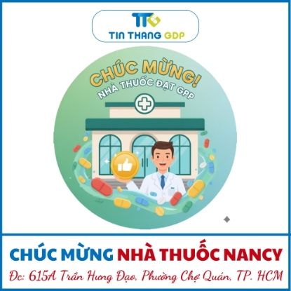 Picture for blog post CHÚC MỪNG NHÀ THUỐC NANCY TÁI XÉT THÀNH CÔNG VÀ ĐẠT CHUẨN GPP