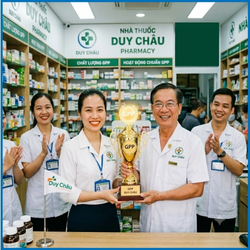 Picture for blog post CHÚC MỪNG CÔNG TY  DUY CHÂU HOÀN THÀNH XÉT MỚI 02 NHÀ THUỐC GPP VÀ KHO GDP